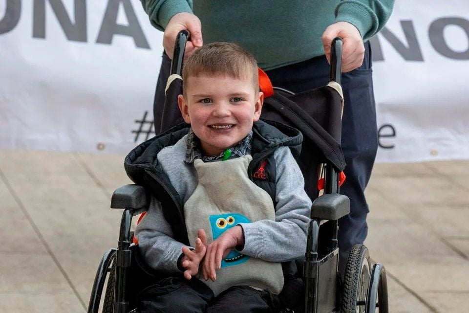 A wheelchair used by Daithí was in the car at the time of the theft