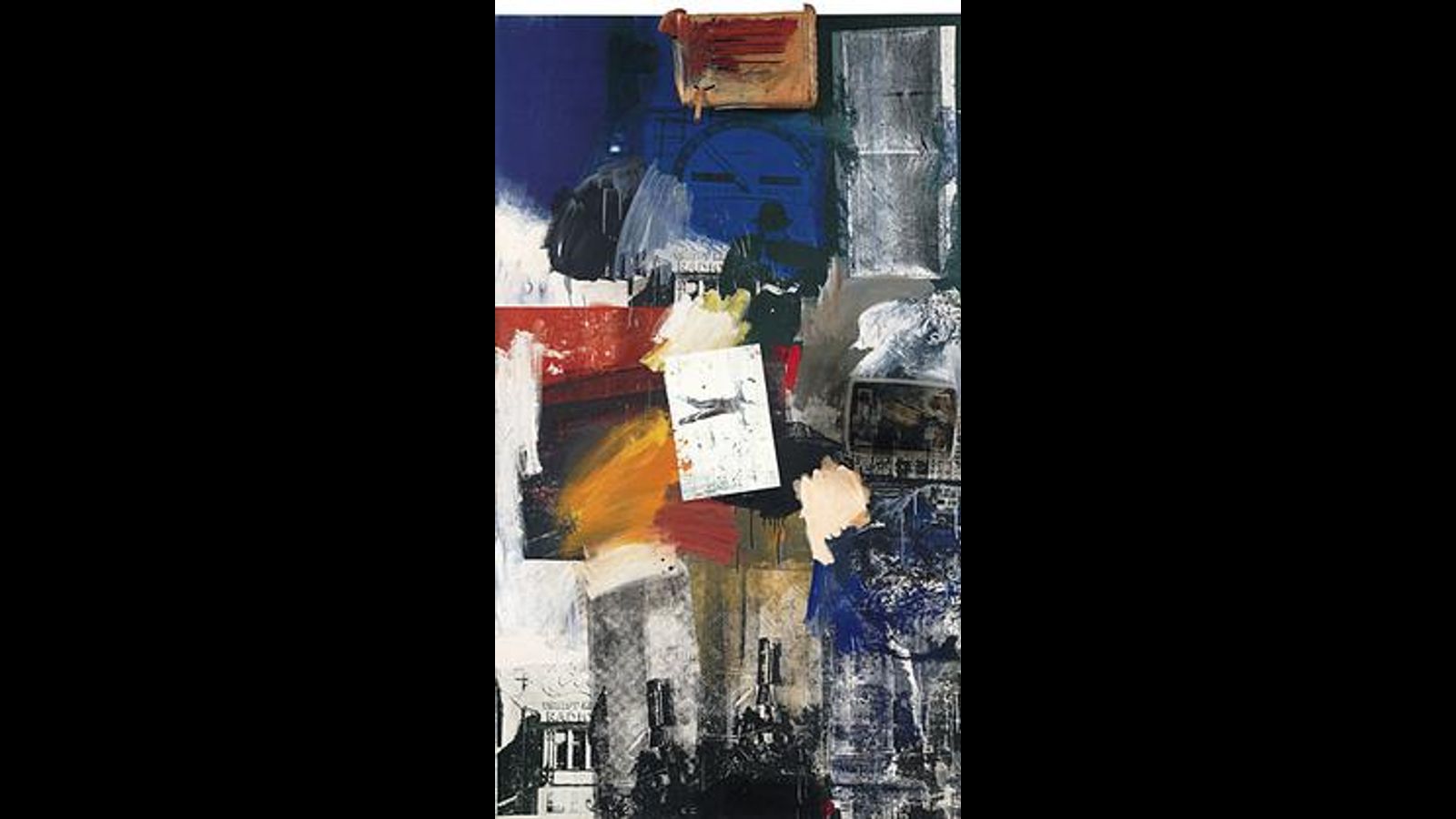 Painter Robert Rauschenberg (1925-2008) at New York’s Guggenheim Museum: “Life Can’t Be Stopped”