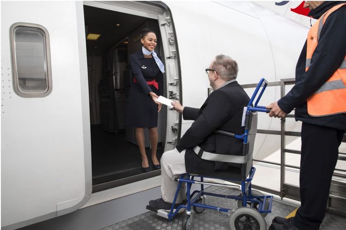 Air France SAPHIR: Accessible Travel Air France SAPHIR: Accessible Travel, wheelchair, air travel, airplane, flight