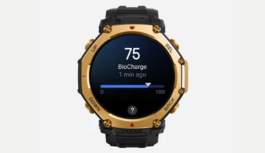 Amazfit smartwatches get new BioCharge related tools in update
