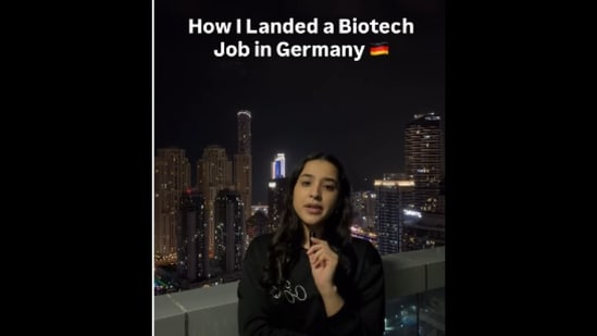 In the video, Ananya detailed the series of events that led to the job offer. (Instagram/@ananyastruggles)