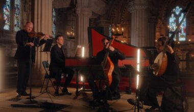 Arcangelo playing in Rosslyn Chapel