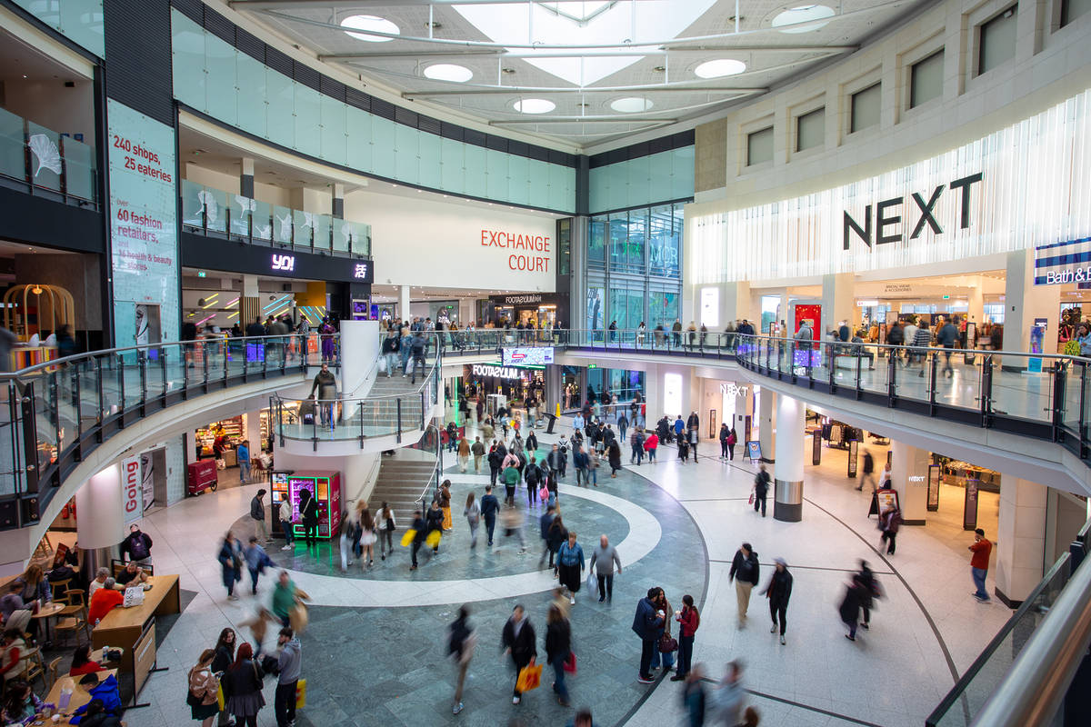 exchange court at manchester arndale shopping centre