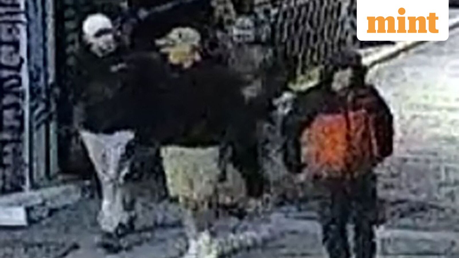 This handout image of CCTV footage released by Avon and Somerset Police on December 11, 2025 shows a group of men in the early hours of September 25 in the city of Bristol, south-west England outside a building which housed items from the Bristol Museum�s British Empire and Commonwealth collection. More than 600 items from the collection documenting the links between Britain and countries in the former British Empire were stolen from the UK museum in September, police said on December 11, 2025.