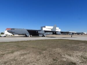 The first B-52 with an upgraded radar has successfully ferried to Edwards Air Force Base