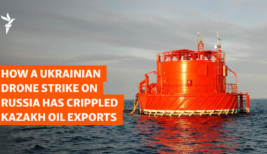 How A Ukrainian Drone Strike On Russia Has Crippled Kazakh Oil Exports