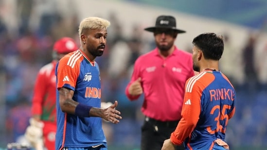 Hardik Pandya returned in India's squad for South Africa T20Is while Rinku Singh missed out.(REUTERS)