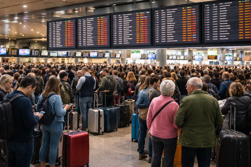 Travel Disruption in Europe as Belgium, Netherlands, Germany, UK, France, Switzerland, Austria, Denmark, Norway, Spain, Portugal, Italy and Poland Delay 4,145 and Cancel 40 Flights, Impacting Brussels Airlines, KLM, Lufthansa CityLine, easyJet and Others in Munich, Amsterdam, Paris, Berlin, Frankfurt And More