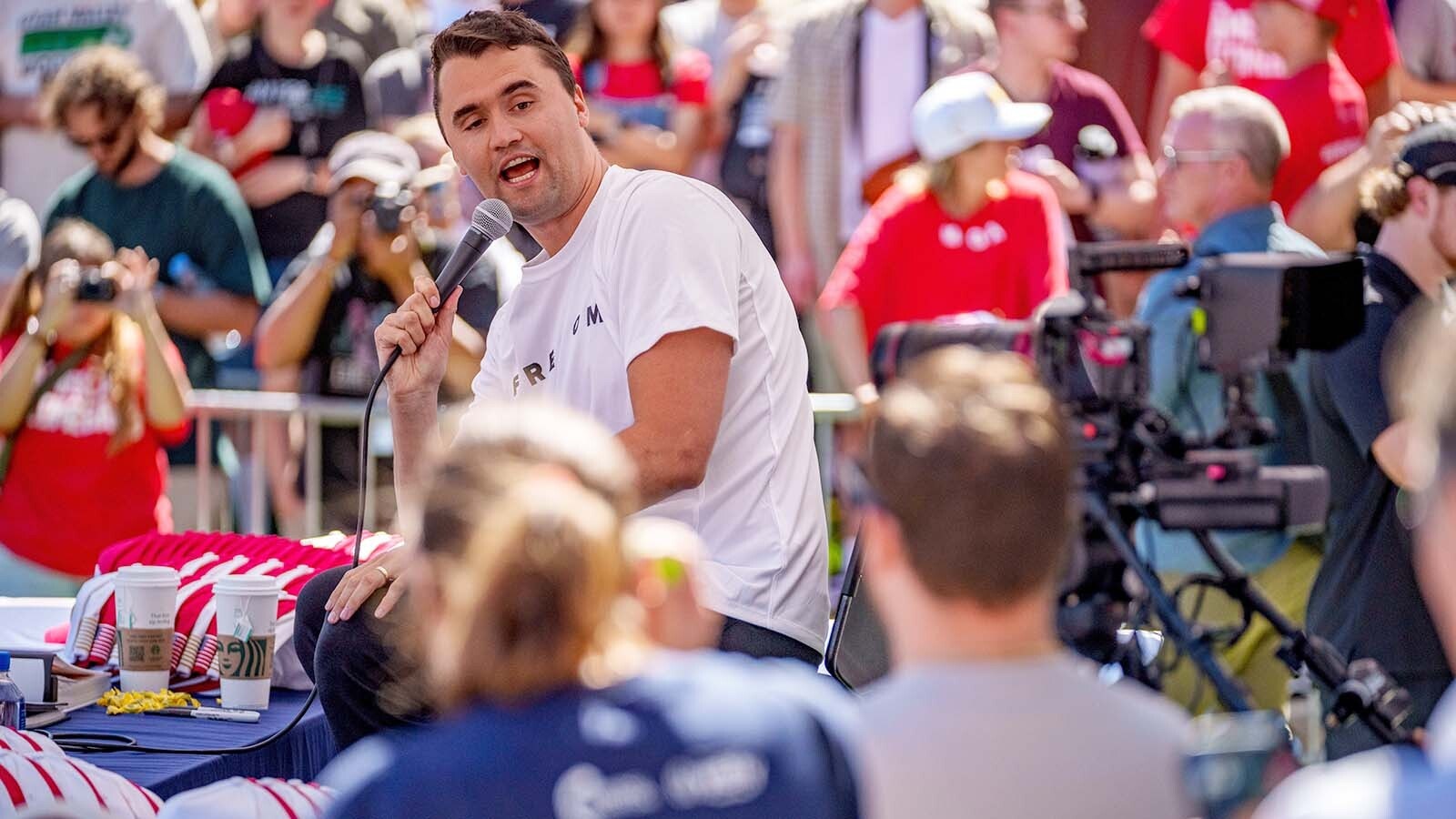 Students at the University of Wyoming were stunned Thursday less than 24 hours after conservative political thought leader Charlie Kirk was killed on an Utah university campus. They condemn political violence, and are conflicted about Kirk’s legacy.