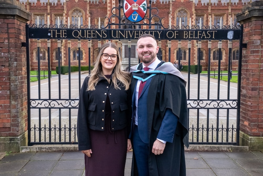 Inspired by his wife, former tradesman graduates as nurse from Queen’s – Armagh I