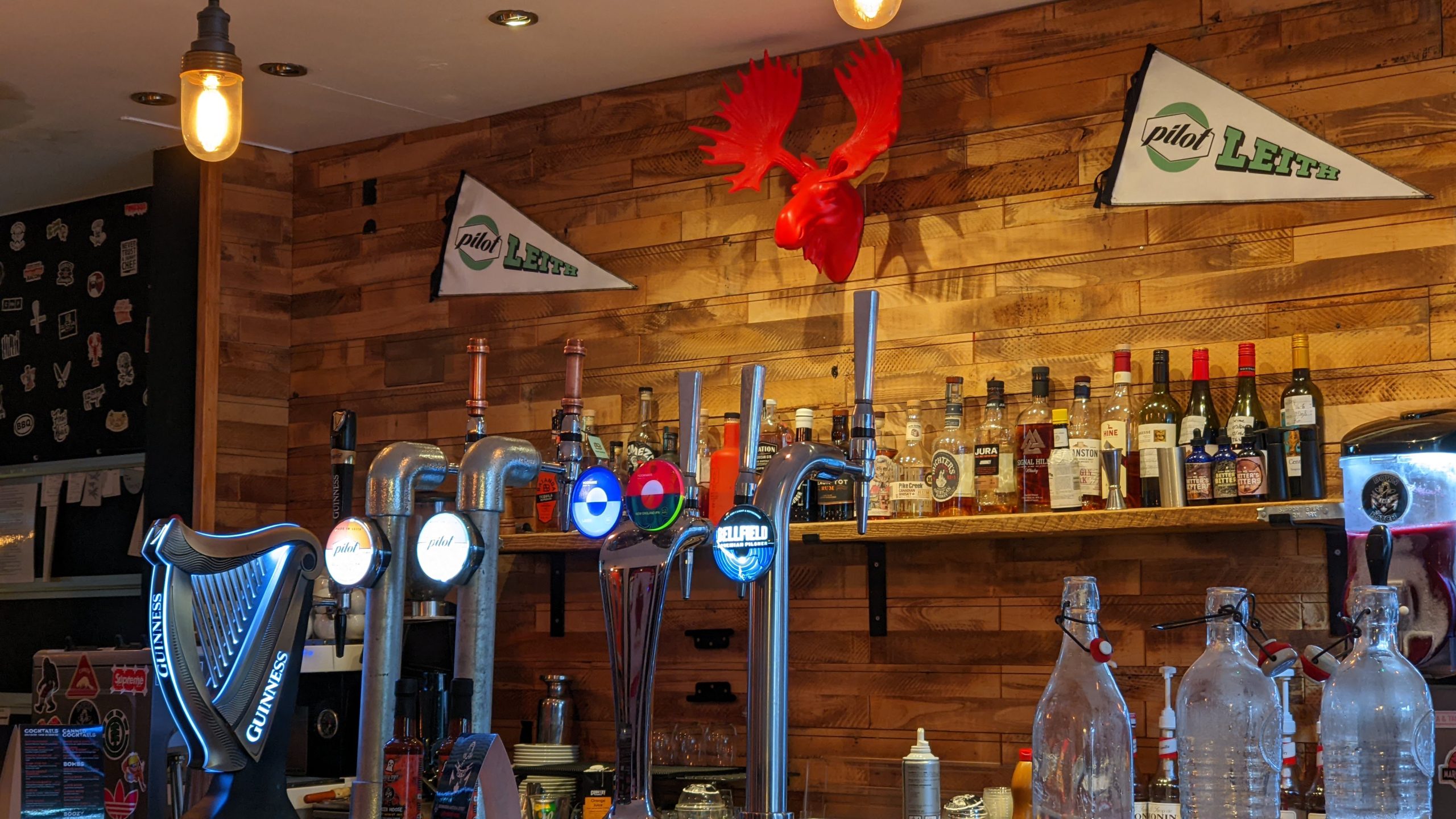 Down the Hatch front bar