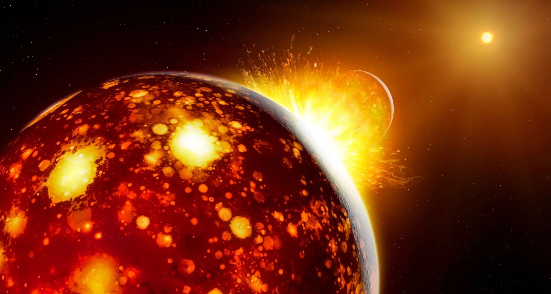 An extra solar system planet once orbited next to Earth — and it may be the reason we have a moon