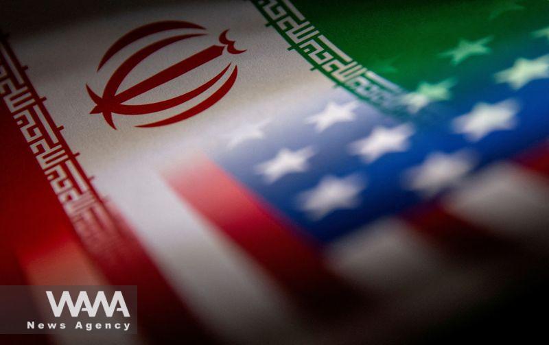 Iran & U.S. flags