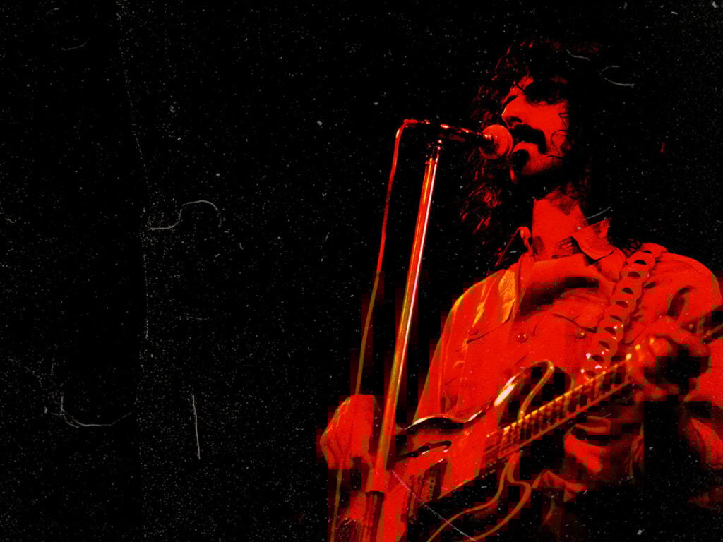 Frank Zappa performing in Copenhagen - 1967
