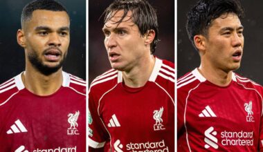 Gakpo, Chiesa & Endo Join Liverpool Injury List