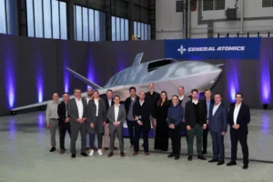 General Atomics showcased its Gambit-series unmanned combat aircraft in Germany