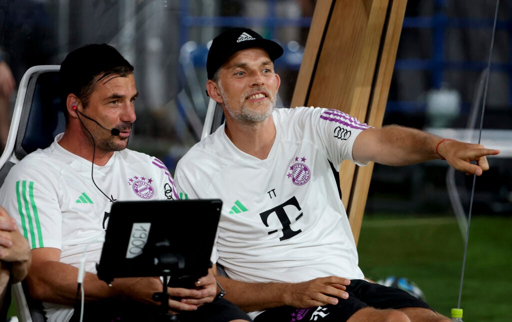 Zsolt Low and Thomas Tuchel.