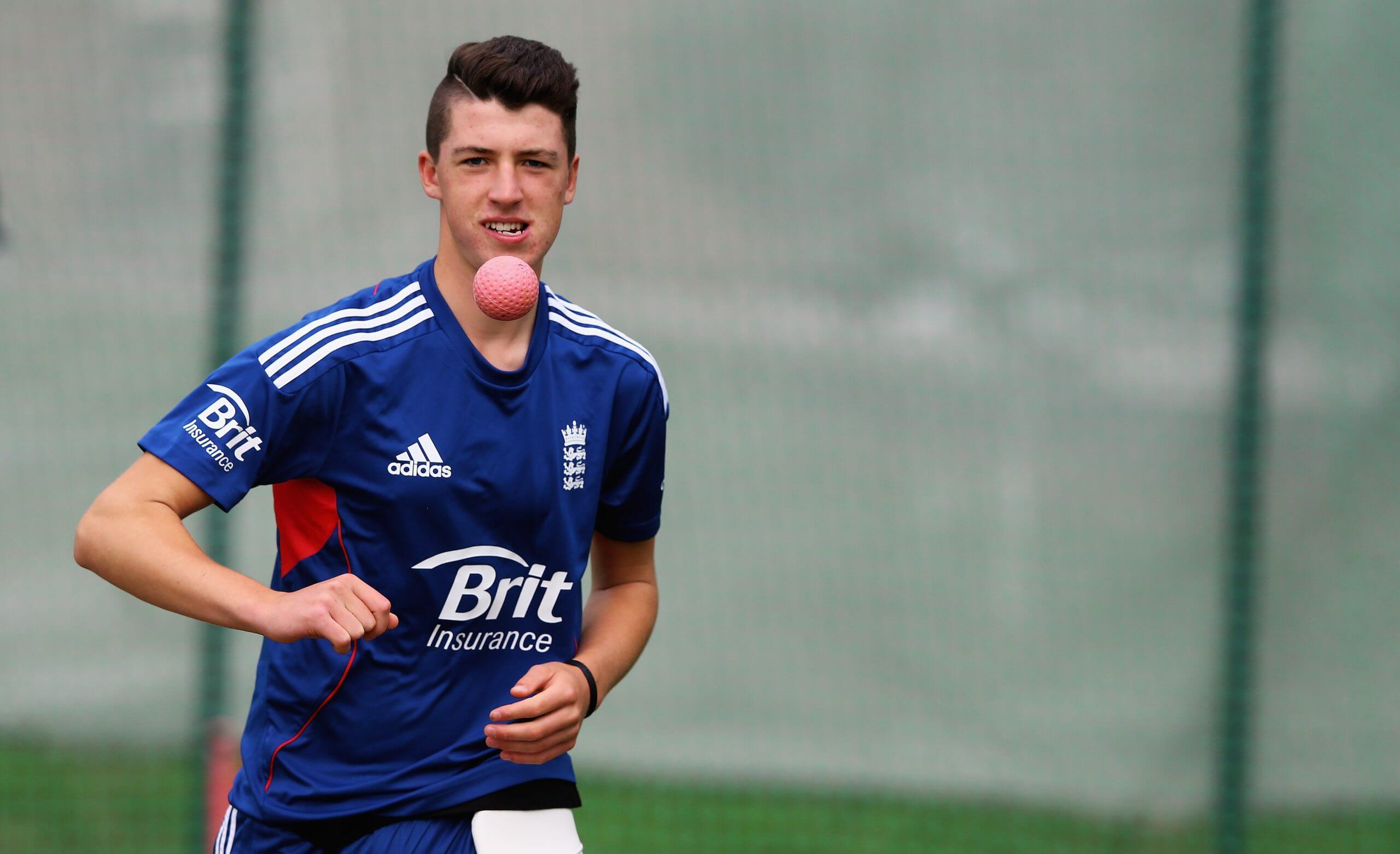 Matthew Fisher trains with England's Under-19s in August 2013