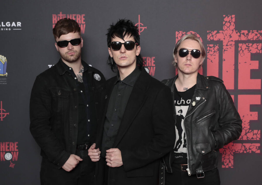 LONDON, ENGLAND - JUNE 18: Jake Fogarty, Will Gould and Ian Miles from Creeper attend the 