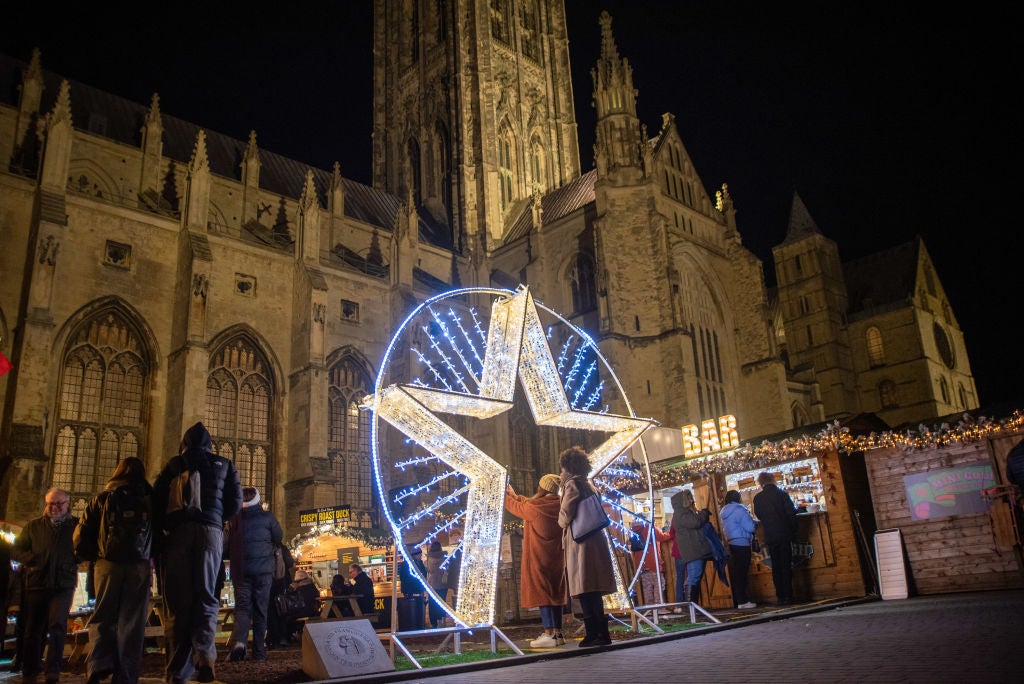 All the stalls: Cantebury Christmas Market has 172 stalls