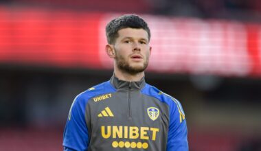 Illan Meslier reacts as Josuha Guilavogui makes first foray after Leeds United exit