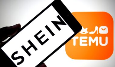 Shein, temu, fast fashion, logos, China, tariffs, de minimus