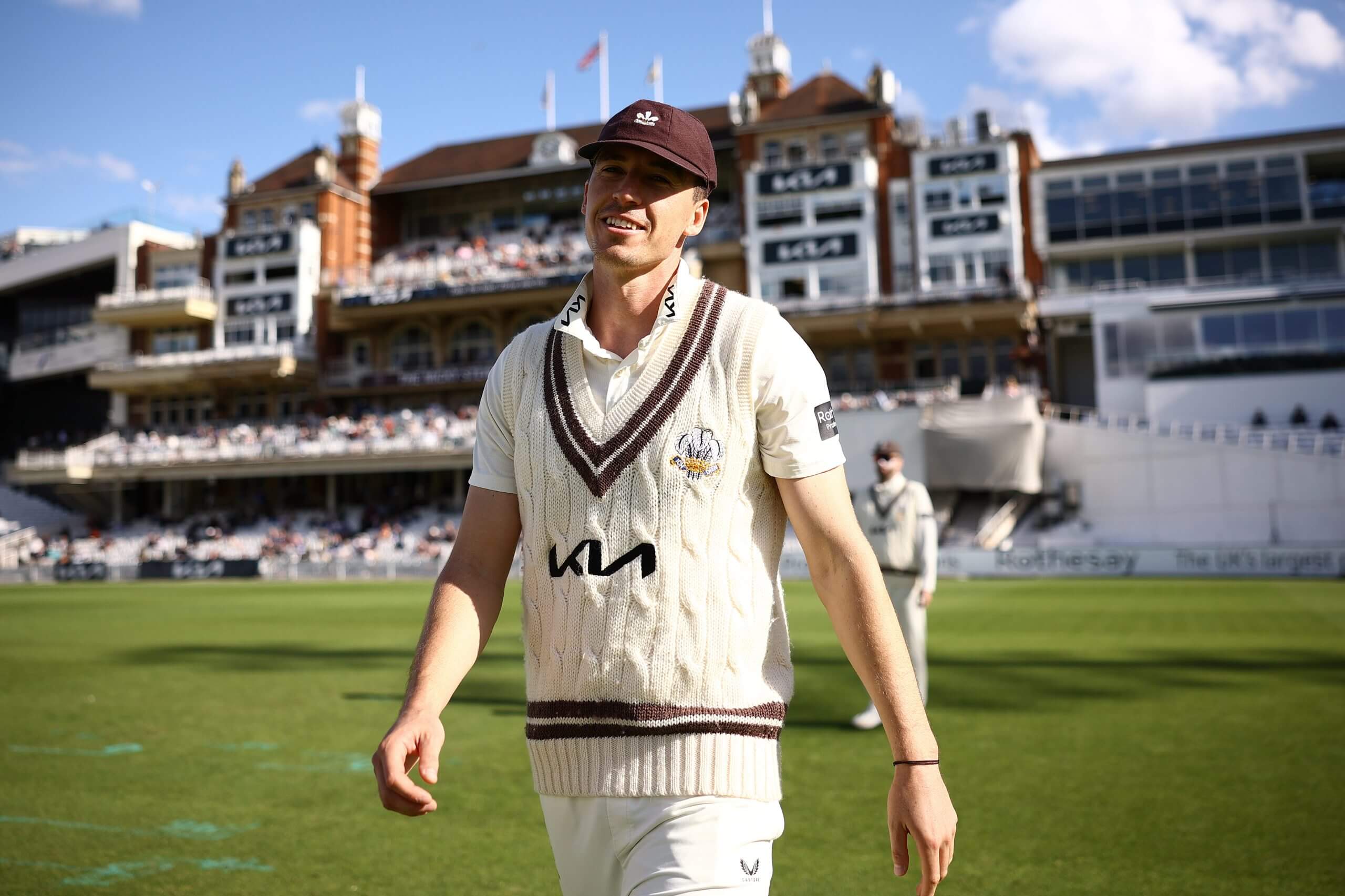 Matthew Fisher in Surrey colours