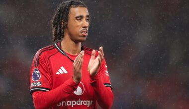 Leny Yoro breaks silence after tough individual game in Man Utd win vs Palace, two teammates respond