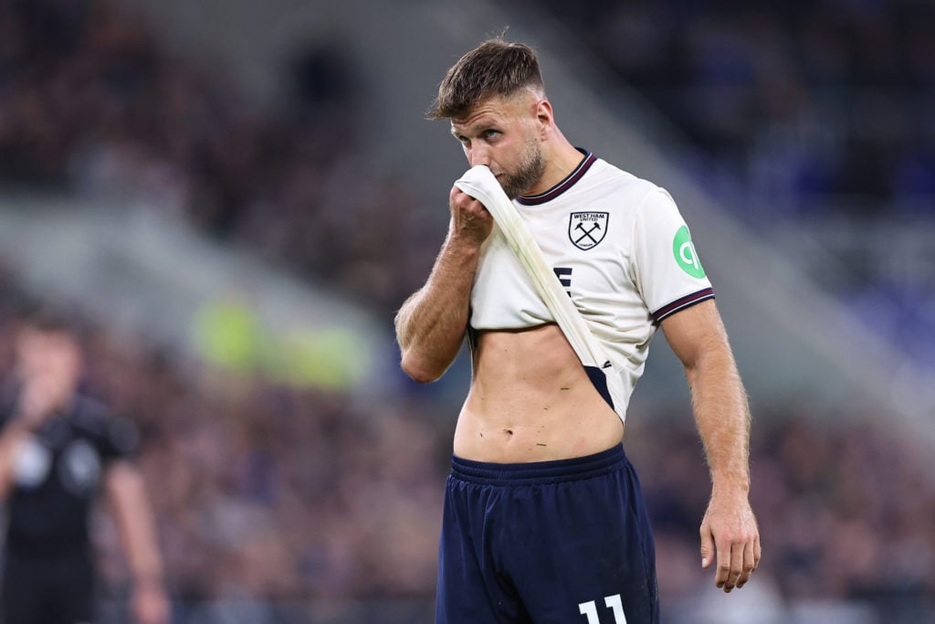 Niclas Fullkrug struggles in West Ham's draw at Everton in the Premier League
