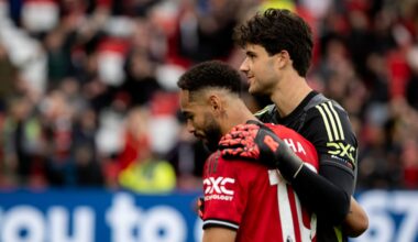 'Impressed'... Tom Heaton says Senne Lammens did 'something different' compared with Man Utd's three other signings