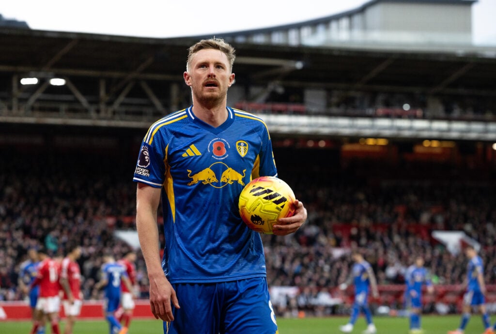 Sean Longstaff in action during Nottingham Forest v Leeds United - Premier League