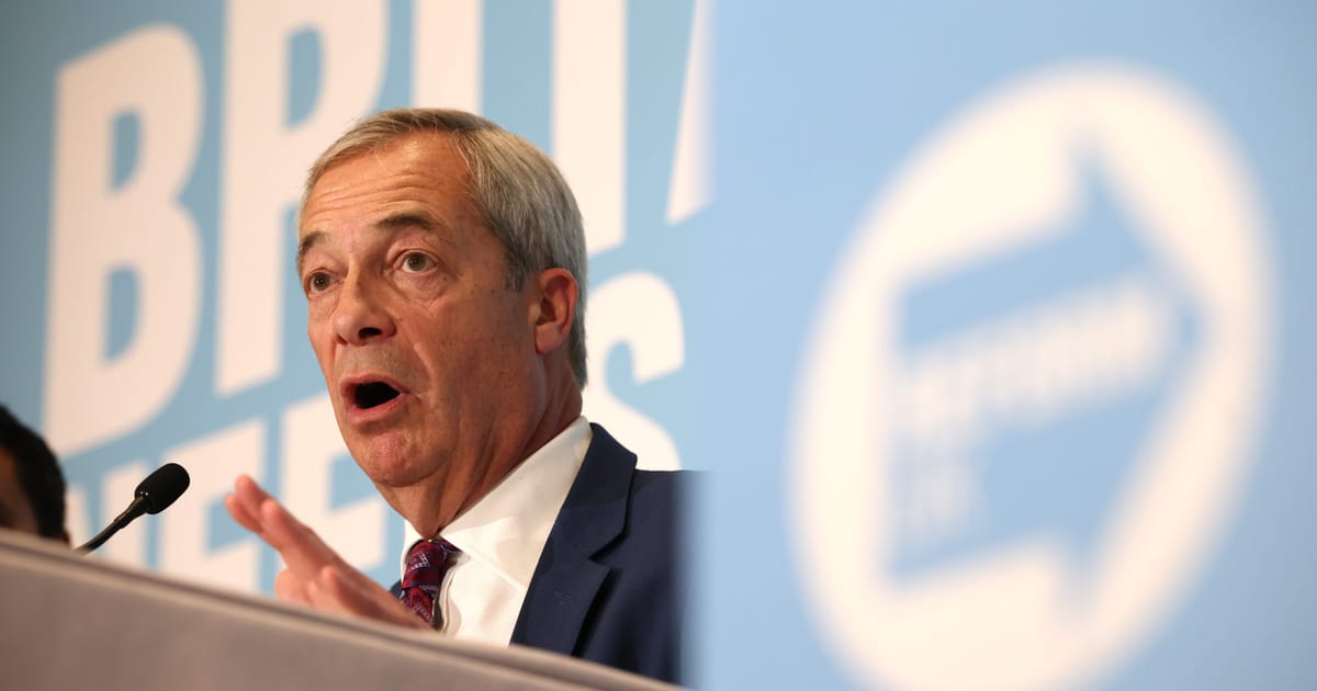UK mulls ban on crypto cash in politics — putting Farage in firing line – POLITICO