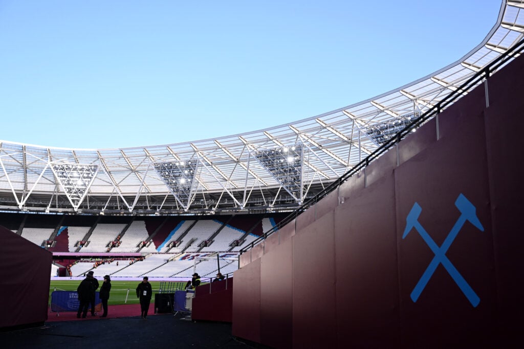 General image of West Ham's London Stadium