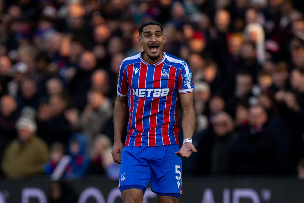 Maxence Lacroix of Crystal Palace during the Premier League match between Crystal Palace and Manchester City at Selhurst Park