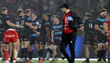 The emotional Sione Tuipulotu reaction to 'crazy' Glasgow win