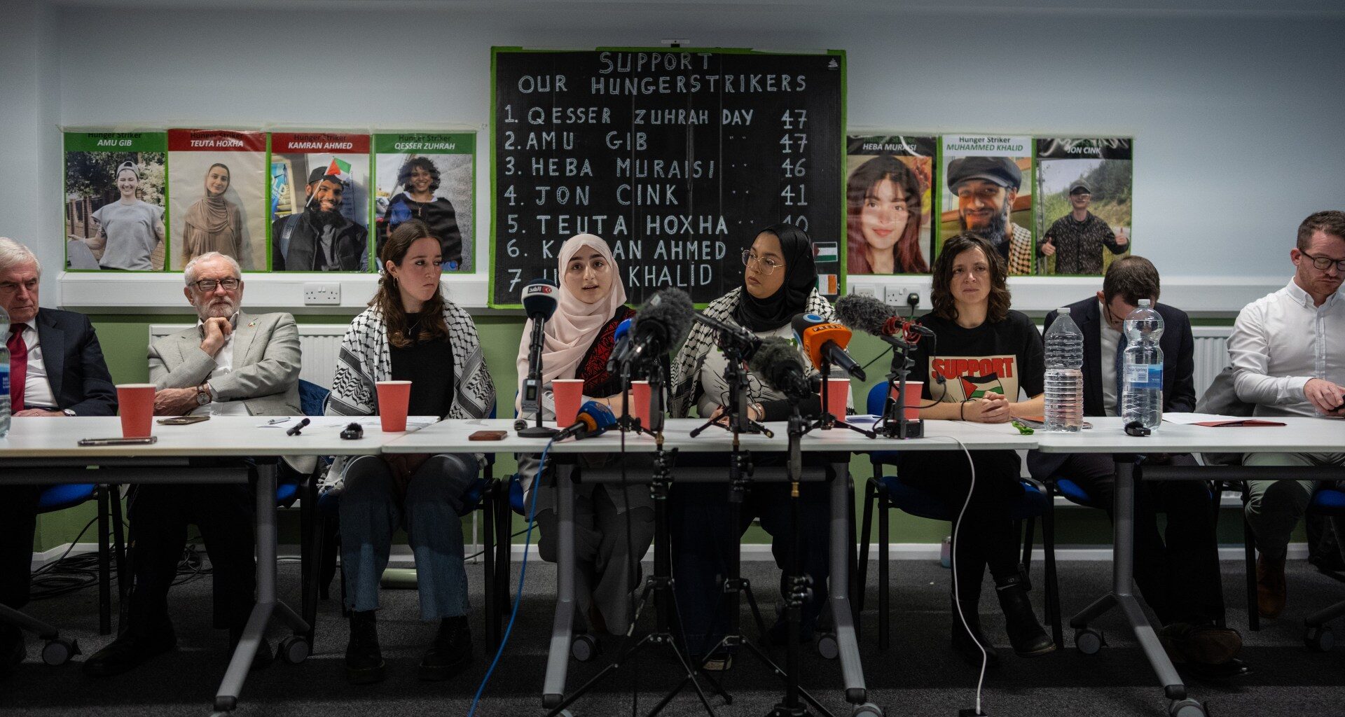 Four Palestine Action hunger strikers vow to continue as two pause protest | Israel-Palestine conflict News