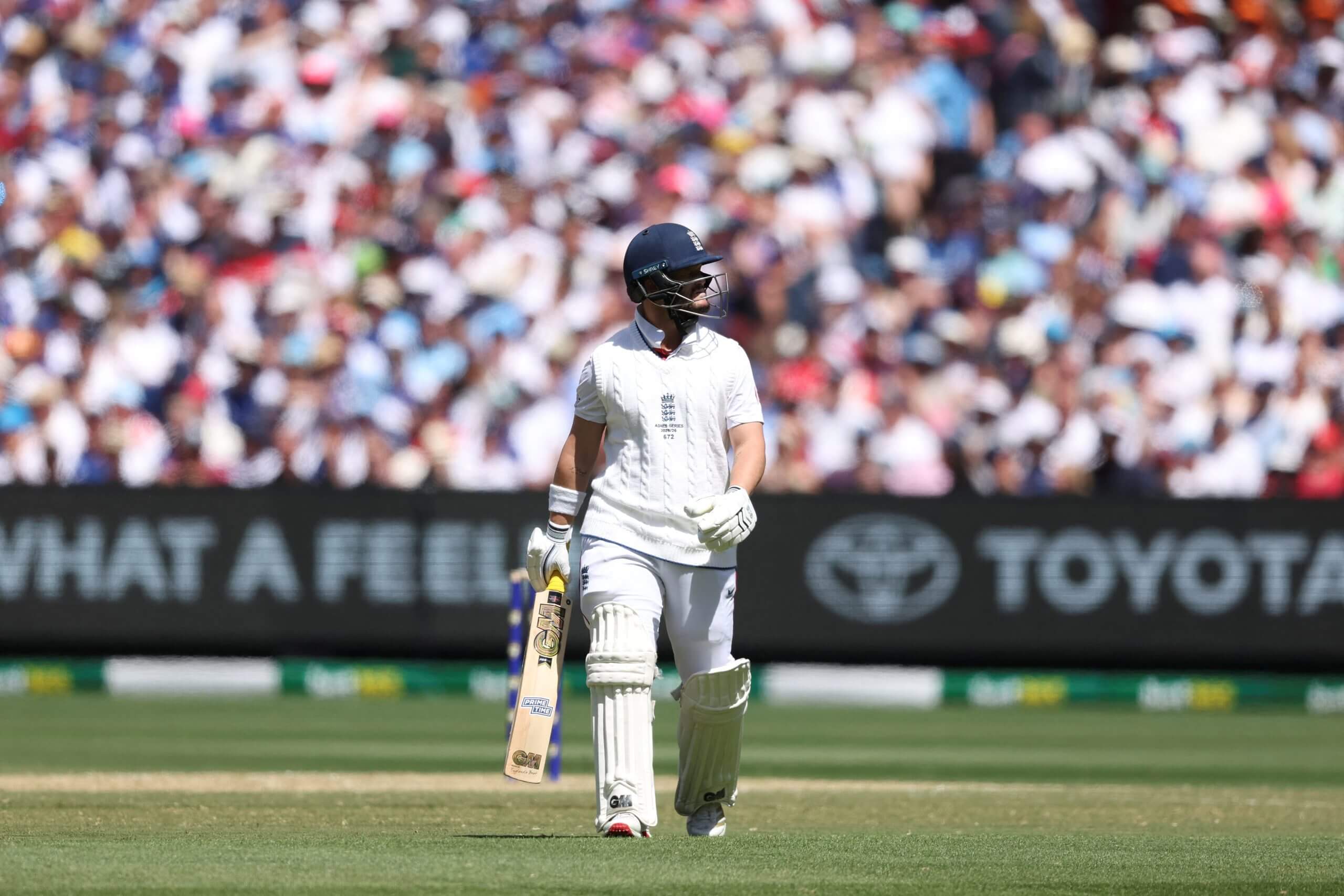 Ben Duckett trudges off