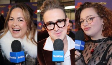 Giovanna Fletcher, Tom Fletcher and Carrie Hope Fletcher