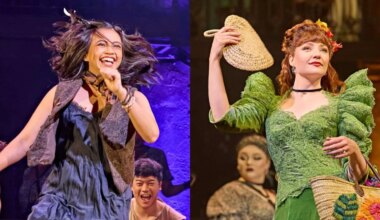 Hadestown London - Desmonda Cathabel & Nicola Roberts. Photos by Brinkhoff-Moegenburg