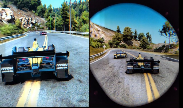 pimax crystal super through the lens