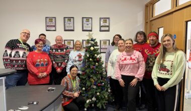 Edinburgh Trams colleagues get festive for Christmas Jumper Day