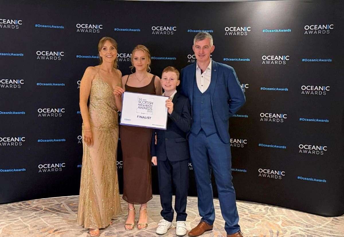 Nairn salon Revive Hair & Beauty salon recognised for excellence at Scottish Hair and Beauty Awards