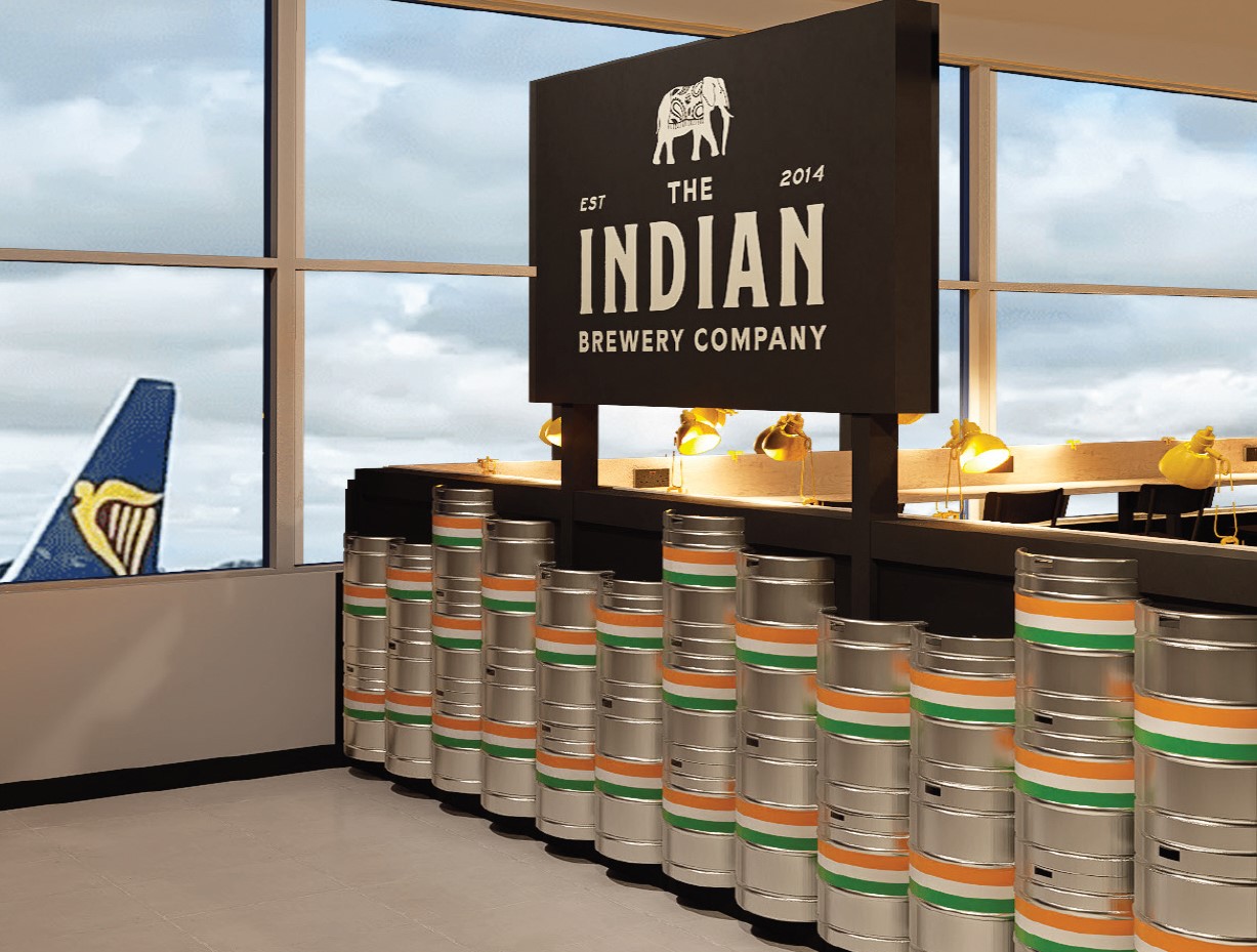 The Indian Brewery Company is set to expand into Birmingham airport as part of a move that sees the business partnering with travel hub hospitality operator TRGC.