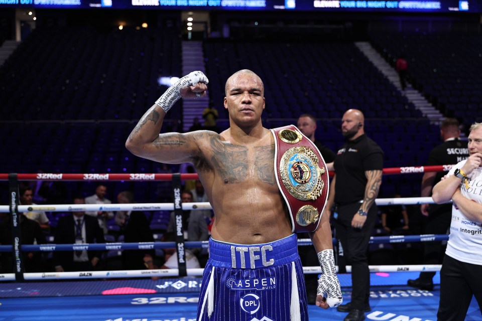 LONDON, ENGLAND. OCT 25: Joseph Parker v Fabio Wardley fight night at Londons 02 Arena, Greenwich, London, England on the 25th October 2025. Queensberry Promotions. Credit: Queensberry/Leigh Dawney