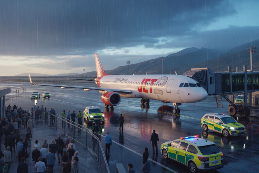 Jet2 flight from edinburgh to tenerife