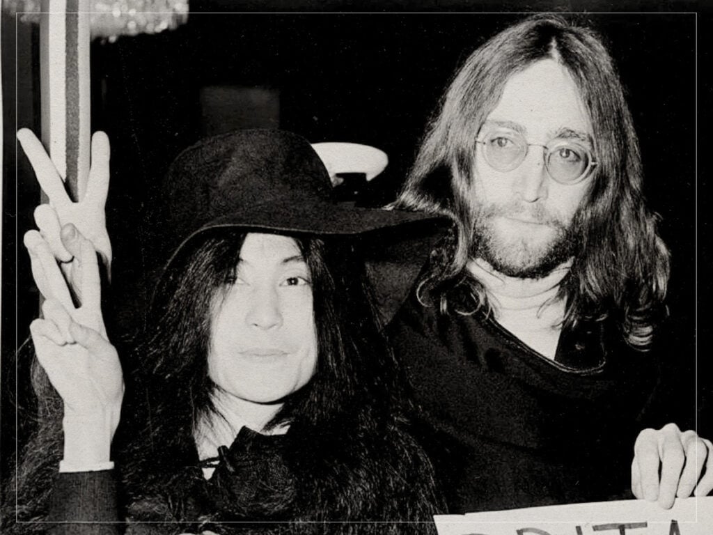 John Lennon and Yoko Ono were always advocates for peace. 