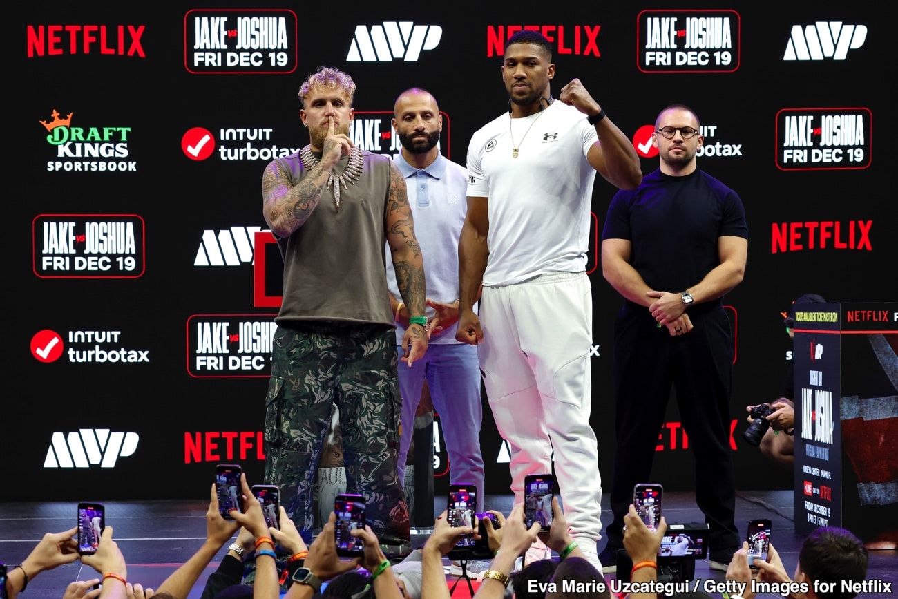 Image: Jake Paul Called Delusional for Believing He Can Beat Joshua