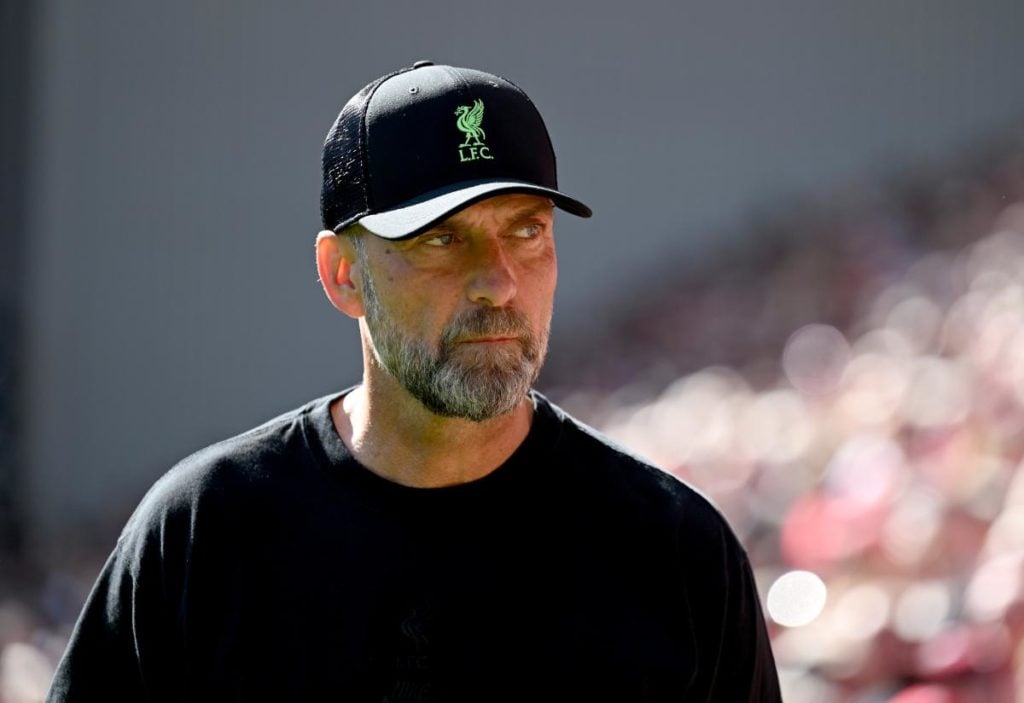 Jurgen Klopp looking focused for Liverpool