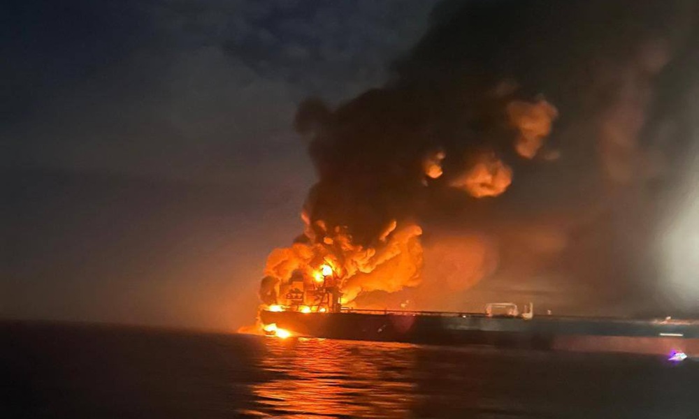 A new blast zone emerges for Russia-linked tankers