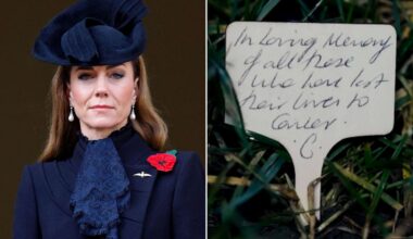 Kate Middleton Leaves Handwritten Note for Those Who Lost Their Lives to Cancer